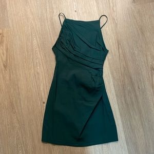 Zara mini green dress